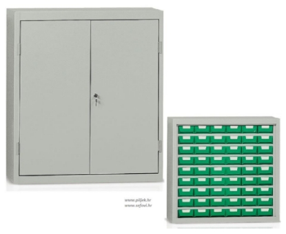 Picture of METAL CABINET WITH PLASTIC BOXES BP-E224