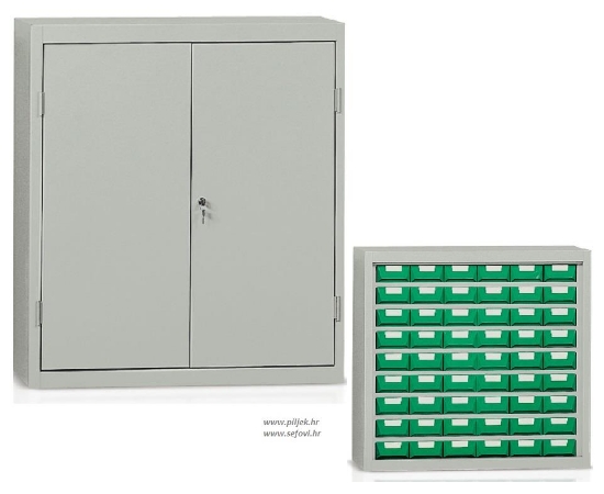 Picture of METAL CABINET WITH PLASTIC BOXES BP-E224