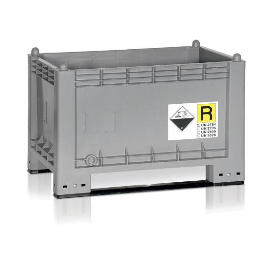Picture of PLASTIC CONTAINER FOR STORAGE AND TRANSPORT OF BATTERIES BP-P419