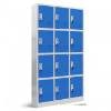 Picture of LOCKER WITH COMPARTMENTS BP-BOX12DM (GRAY/BLUE)