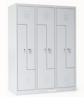 Picture of LOCKER WITH Z DOORS BP-Z6 LIGHT GREY